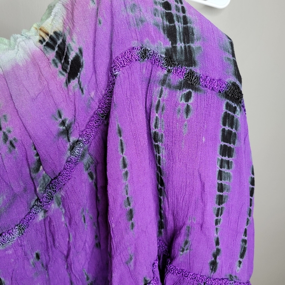 BLUE OCEAN Resort Maxi Dress Medium - Picture 5 of 7